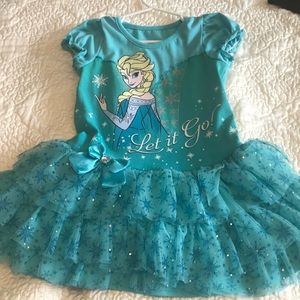 Adorable Elsa Disney Frozen blue dress
